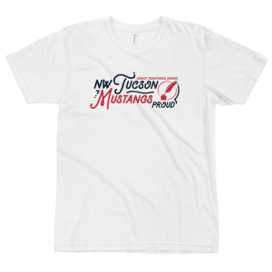 LTS NW Tucson Mustangs White Script T-shirt 2020